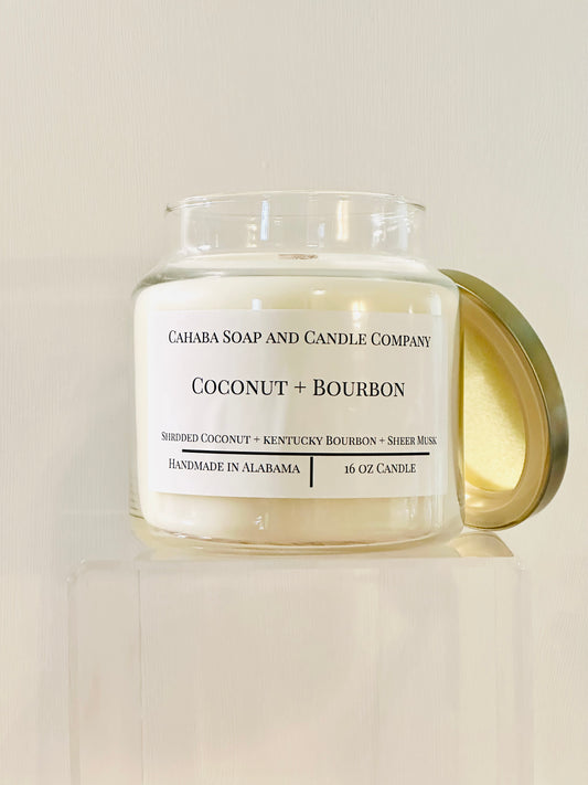 Coconut + Bourbon - Cahaba Soap and Candle Company